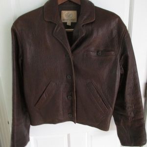 Georgetown Leather Design retro style jacket, S